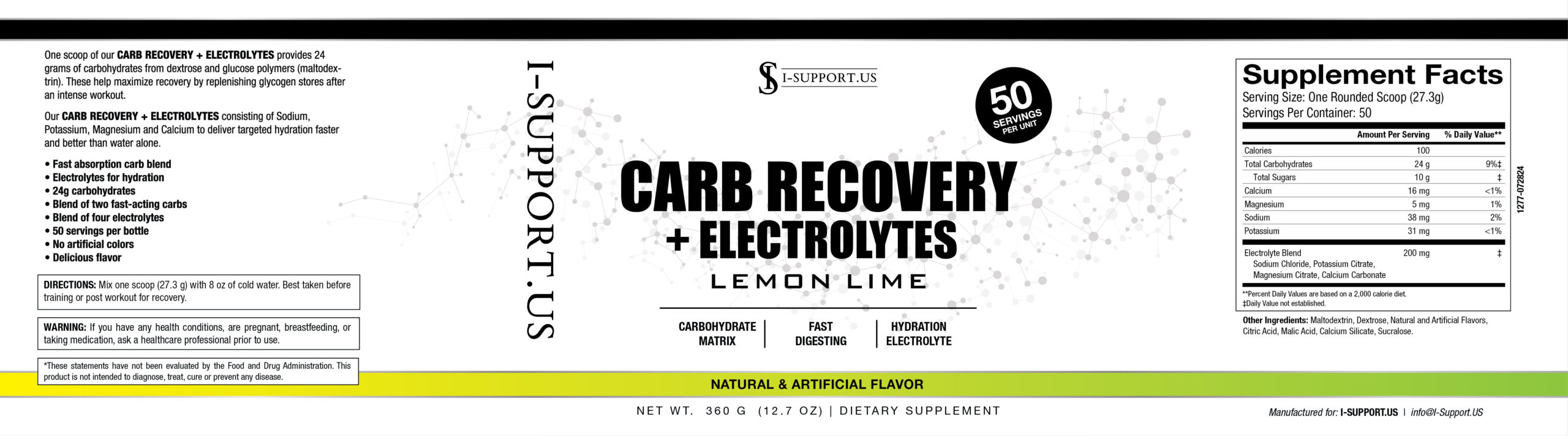Recovery Carbs + Electrolytes Lemon Lime Bars Supplements - Image 2